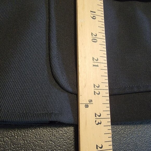 Lauren Ralph Lauren Club Jacket Women's Petite Sz 6 Black Preppy *FLAW* - Picture 11 of 14